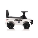 Loopauto - politie thema - 62x29x43 cm - wit