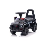 Loopauto - politie thema - 62x29x43 cm - zwart