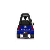 Loopauto - politie thema - 62x29x43 cm - blauw