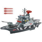Speelgoed schip - militair schip - geweren - geluiden - lichten