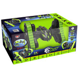 RC stunt auto - led verlichting - 18x15x15 cm - groen