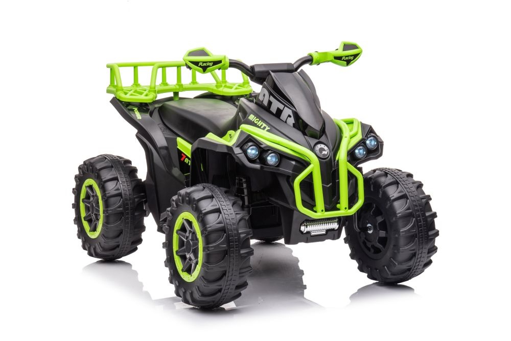 Elektrische kinderquad - 98x63x62 cm - zwart groen