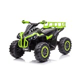 Elektrische kinderquad - 98x63x62 cm - zwart groen
