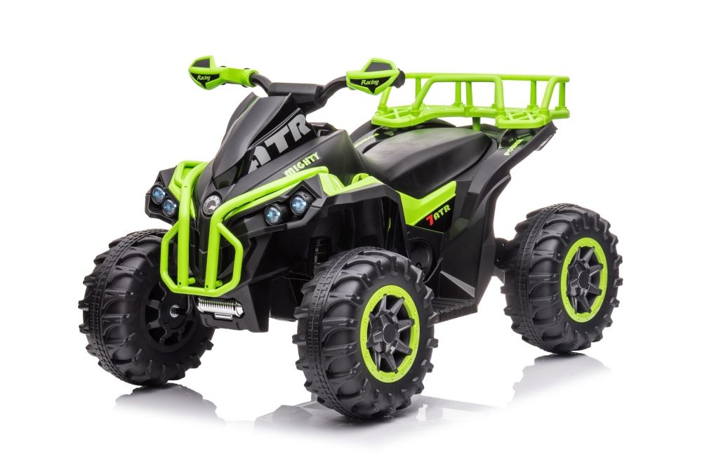 Elektrische kinderquad - 98x63x62 cm - zwart groen