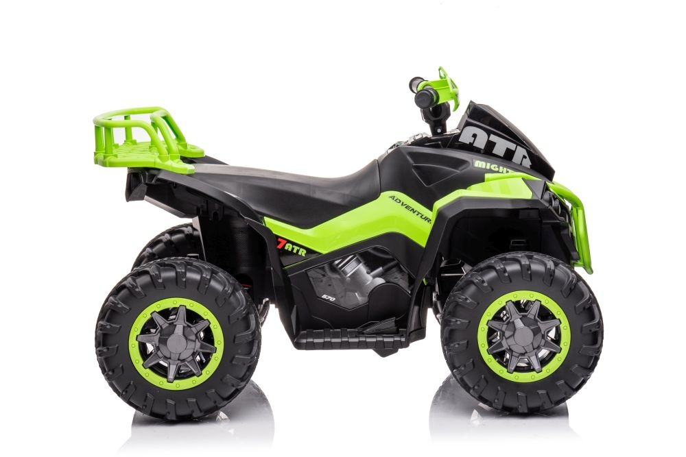 Elektrische kinderquad - 98x63x62 cm - zwart groen