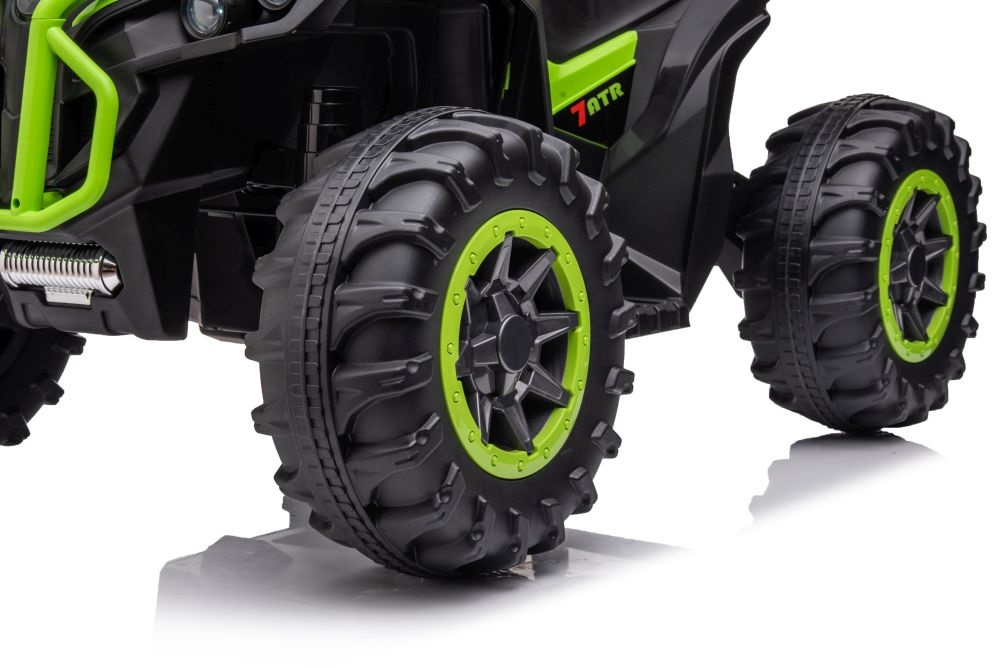 Elektrische kinderquad - 98x63x62 cm - zwart groen