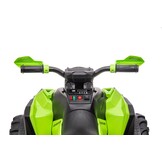 Elektrische kinderquad - 98x63x62 cm - zwart groen