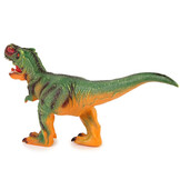 Dinosaurus speelgoed - 60x17x28 cm - rubber - oranje groen