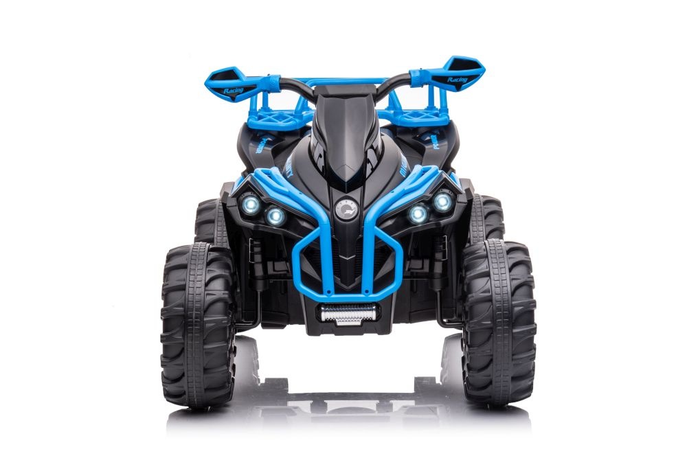 Elektrische kinderquad - 98x63x62 cm - zwart blauw