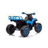 Elektrische kinderquad - 98x63x62 cm - zwart blauw