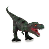 Dinosaurus speelgoed - 67x19x35 cm - rubber - rood groen