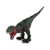 Dinosaurus speelgoed - 67x19x35 cm - rubber - rood groen