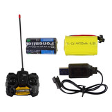 RC torenkraan - met licht en geluid - 183 cm - geel