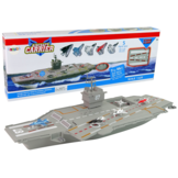 Vliegdekschip speelgoed - straaljagers - geluid/licht effect