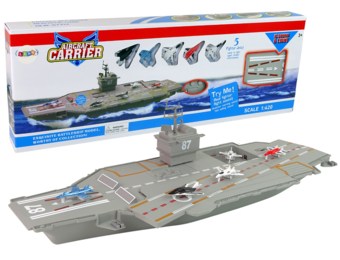 Vliegdekschip speelgoed - straaljagers - geluid/licht effect