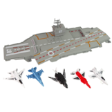 Vliegdekschip speelgoed - straaljagers - geluid/licht effect