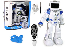 RC water robot - met verschillende functies - blauw/wit