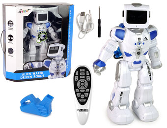 RC water robot - met verschillende functies - blauw/wit