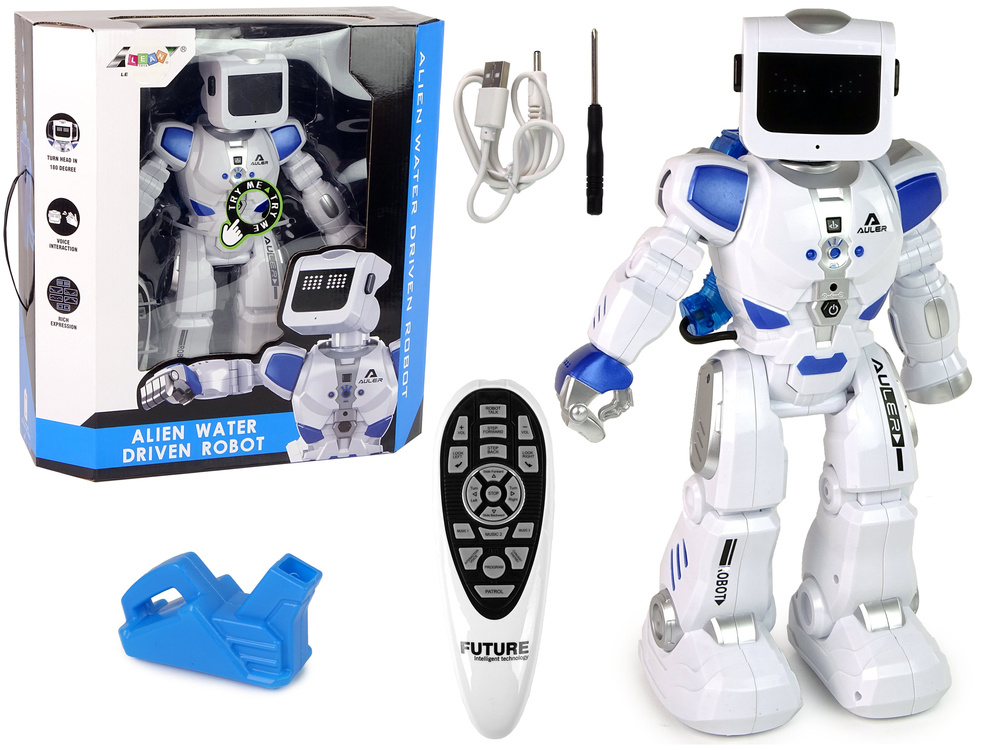 RC water robot - met verschillende functies - blauw/wit