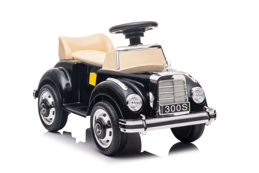 Mercedes 300S - loopauto - 78x40x30 cm - zwart