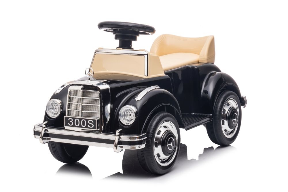 Mercedes 300S - loopauto - 78x40x30 cm - zwart