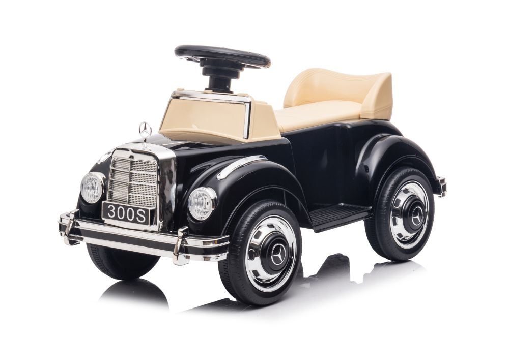 Mercedes 300S - loopauto - 78x40x30 cm - zwart