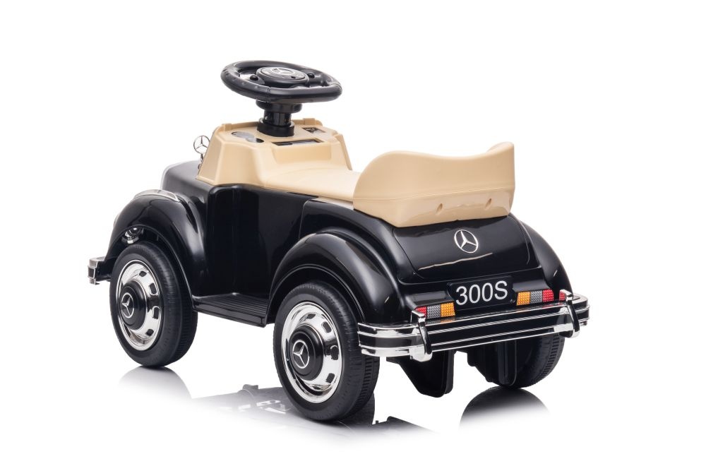 Mercedes 300S - loopauto - 78x40x30 cm - zwart