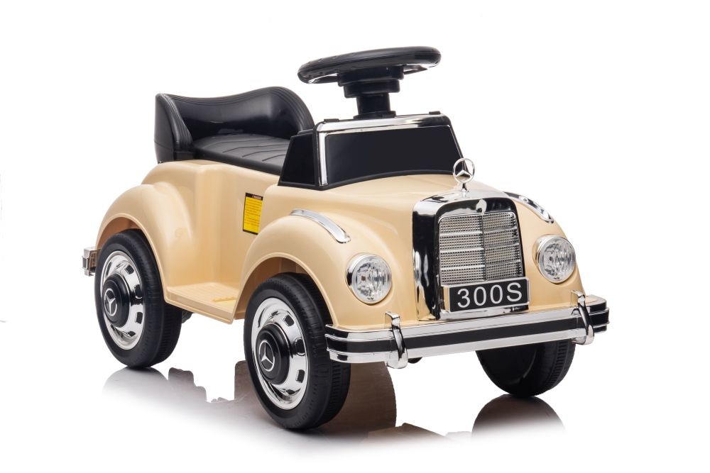 Mercedes 300S - loopauto - 78x40x30 cm - beige
