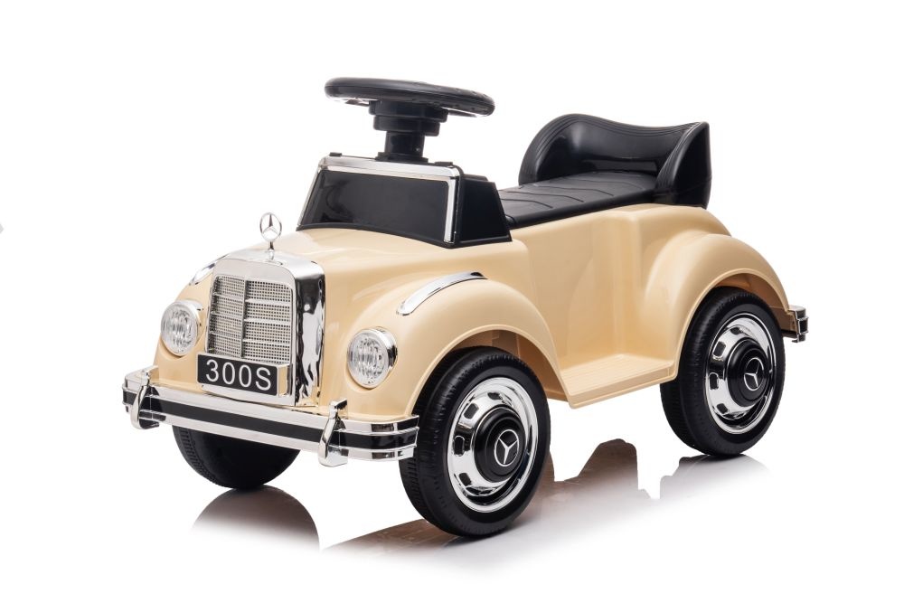 Mercedes 300S - loopauto - 78x40x30 cm - beige