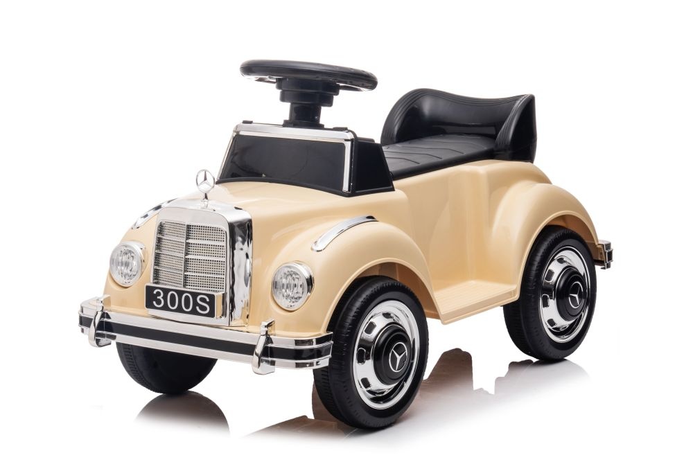 Mercedes 300S - loopauto - 78x40x30 cm - beige