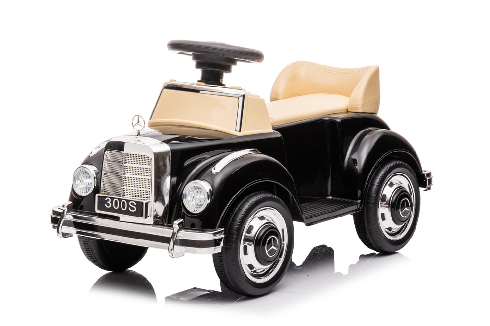 Mercedes 300S - loopauto - 78x40x30 cm - zwart