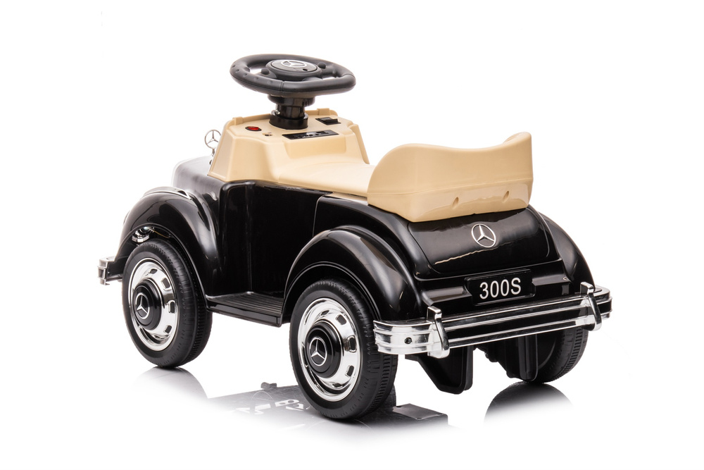 Mercedes 300S - loopauto - 78x40x30 cm - zwart