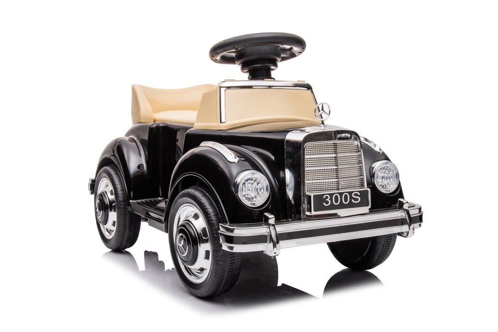 Mercedes 300S - loopauto - 78x40x30 cm - zwart