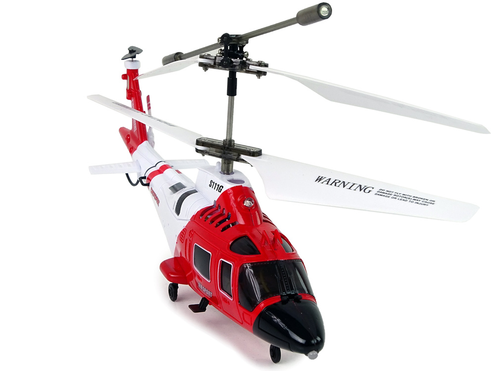 Syma S111G RC helikopter - met 3 Kanaal vliegroute - rood/wit