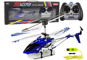 Syma S107G RC helikopter - met 3 Kanaal vliegroute - blauw/wit