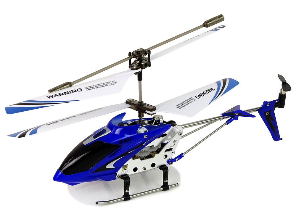 Syma S107G RC helikopter - met 3 Kanaal vliegroute - blauw/wit