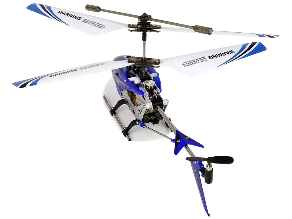 Syma S107G RC helikopter - met 3 Kanaal vliegroute - blauw/wit