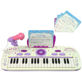 Speelgoed piano - USB & muzieknoten - 50x21x3 cm - paars