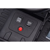 Kinder tractor - elektrisch bestuurbaar - met aanhanger - blauw