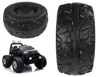 Reserve wiel voor de Ford Monster elektrische kinderauto