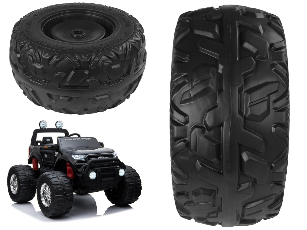 Reserve wiel voor de Ford Monster elektrische kinderauto