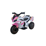 Elektrische kindermotor - led verlichting - roze