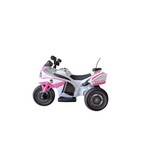 Elektrische kindermotor - led verlichting - roze