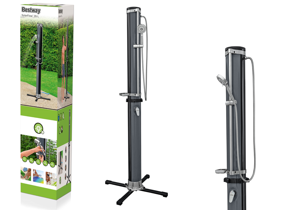 Bestway - tuindouche - solar - verstelbare kop - zwart