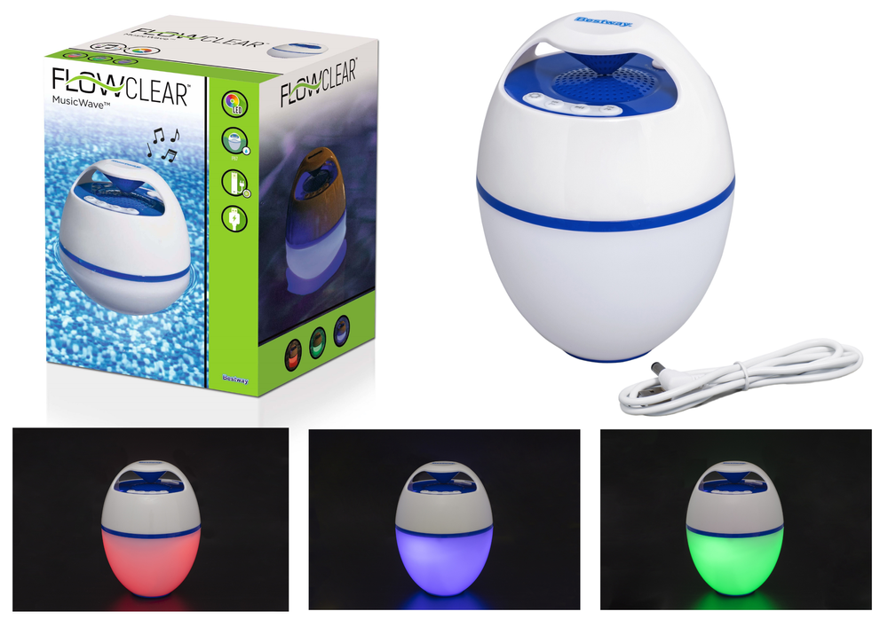 Bestway - bluetooth speaker - met LED verlichting & drijvend