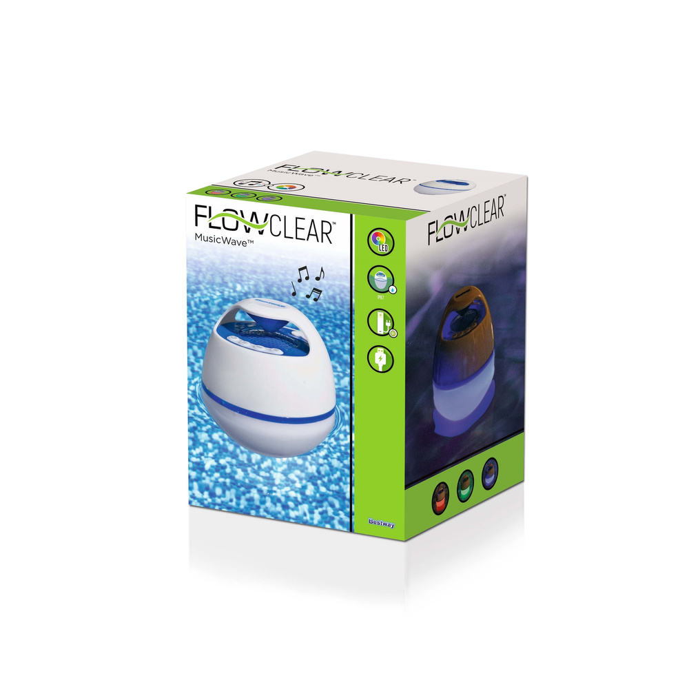 Bestway - bluetooth speaker - met LED verlichting & drijvend