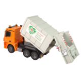 RC vuilniswagen - geluid en verlichting - oranje