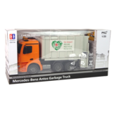 RC vuilniswagen - geluid en verlichting - oranje