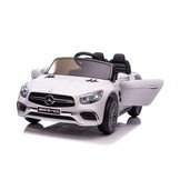 Mercedes SL65 S - elektrische kinderauto - 108x63x46 cm - wit