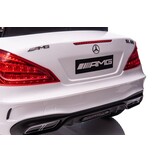 Mercedes SL65 S - elektrische kinderauto - 108x63x46 cm - wit